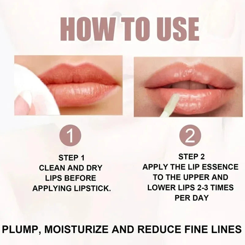 Instant Lip Plump Essential Oil Increase Lips Elasticity Nourishing Cosmetics Moisturizing Lip Care Beauty Women Cosmetics