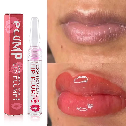 Lip Plump Serum Increase Lip Elasticity Instant Volumising Essential Oil Reduce Fine Lines Repair Nourish Sexy Beauty Lip Care
