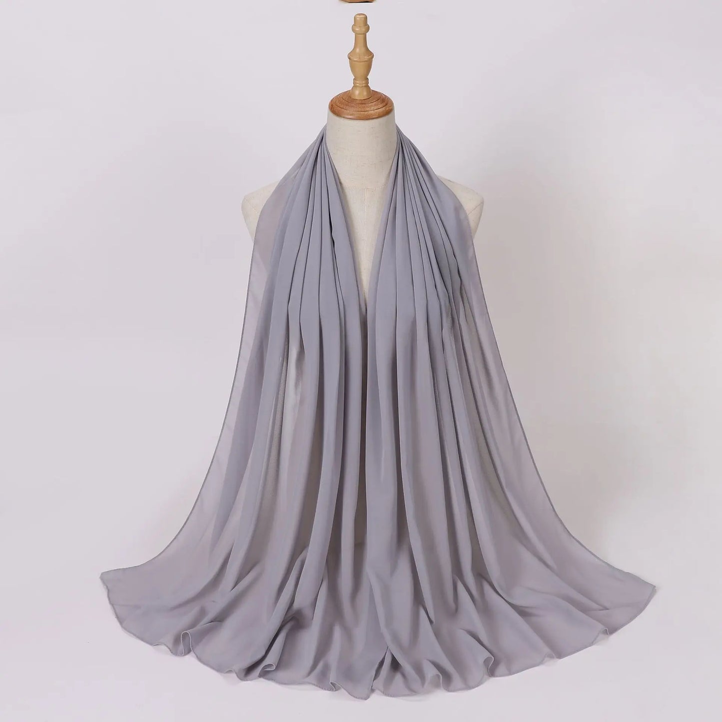 Summer New Chiffon Scarf For Women Girls Students Solid Color Thin Scarves Soft Knitting Viscose Shawl Spring Female Wrap Shawls