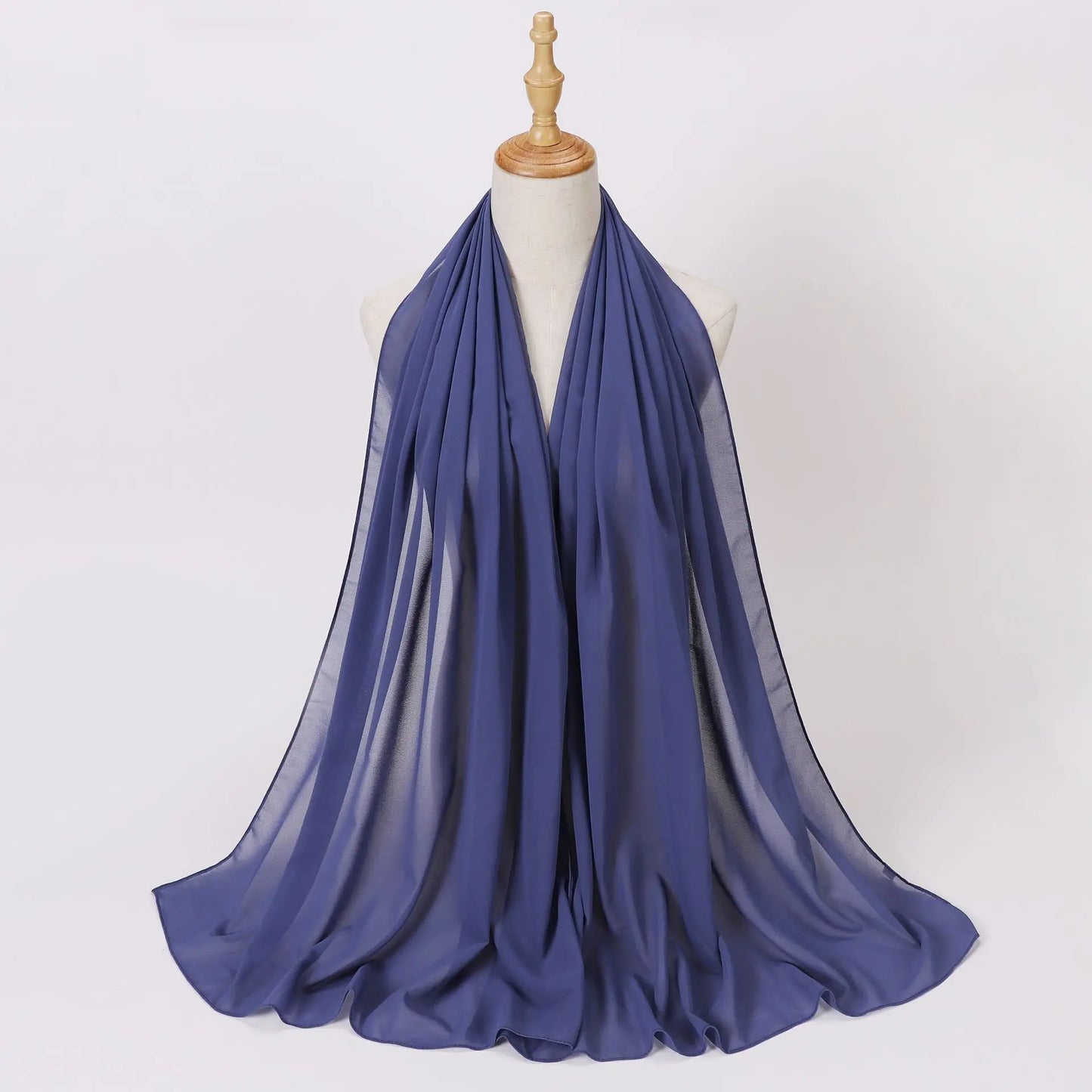 Summer New Chiffon Scarf For Women Girls Students Solid Color Thin Scarves Soft Knitting Viscose Shawl Spring Female Wrap Shawls