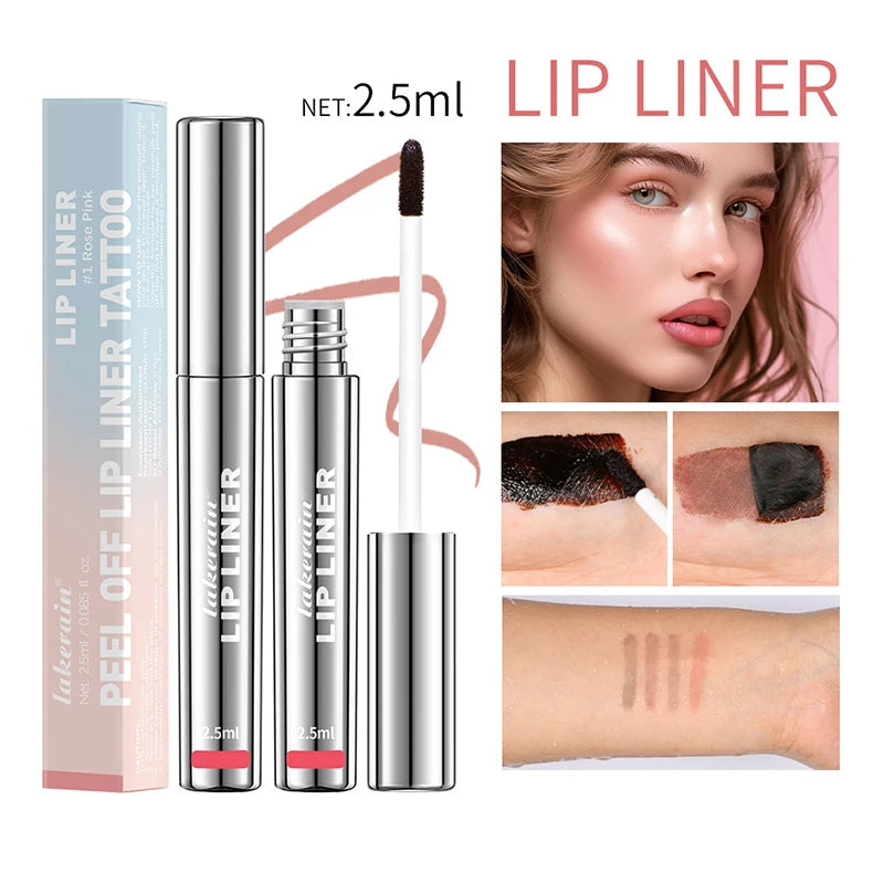 Lip Liner Peel Off Tattoo Lipgloss Waterproof Long Lasting Matte Lip Tint  Color Changing Tear Off Lipstick Stain Cosmetic