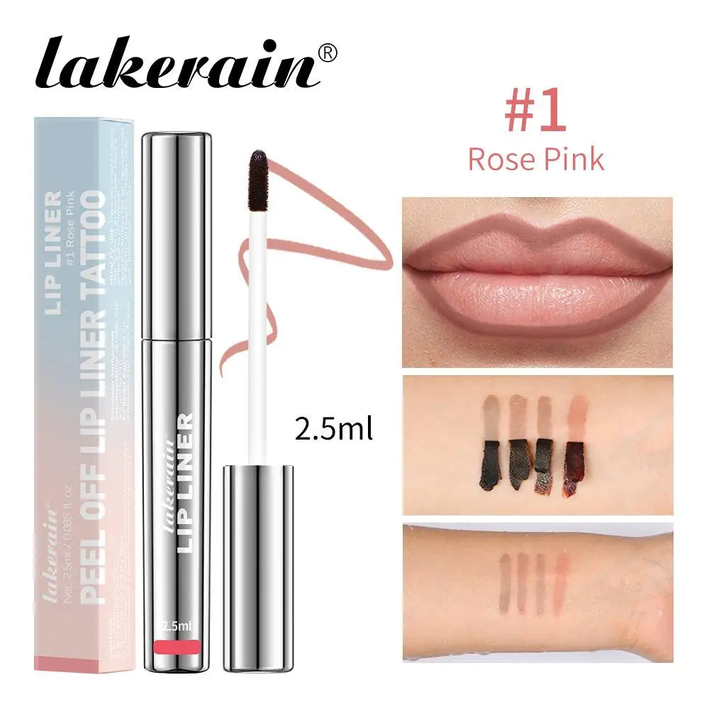 Lip Liner Peel Off Tattoo Lipgloss Waterproof Long Lasting Matte Lip Tint  Color Changing Tear Off Lipstick Stain Cosmetic