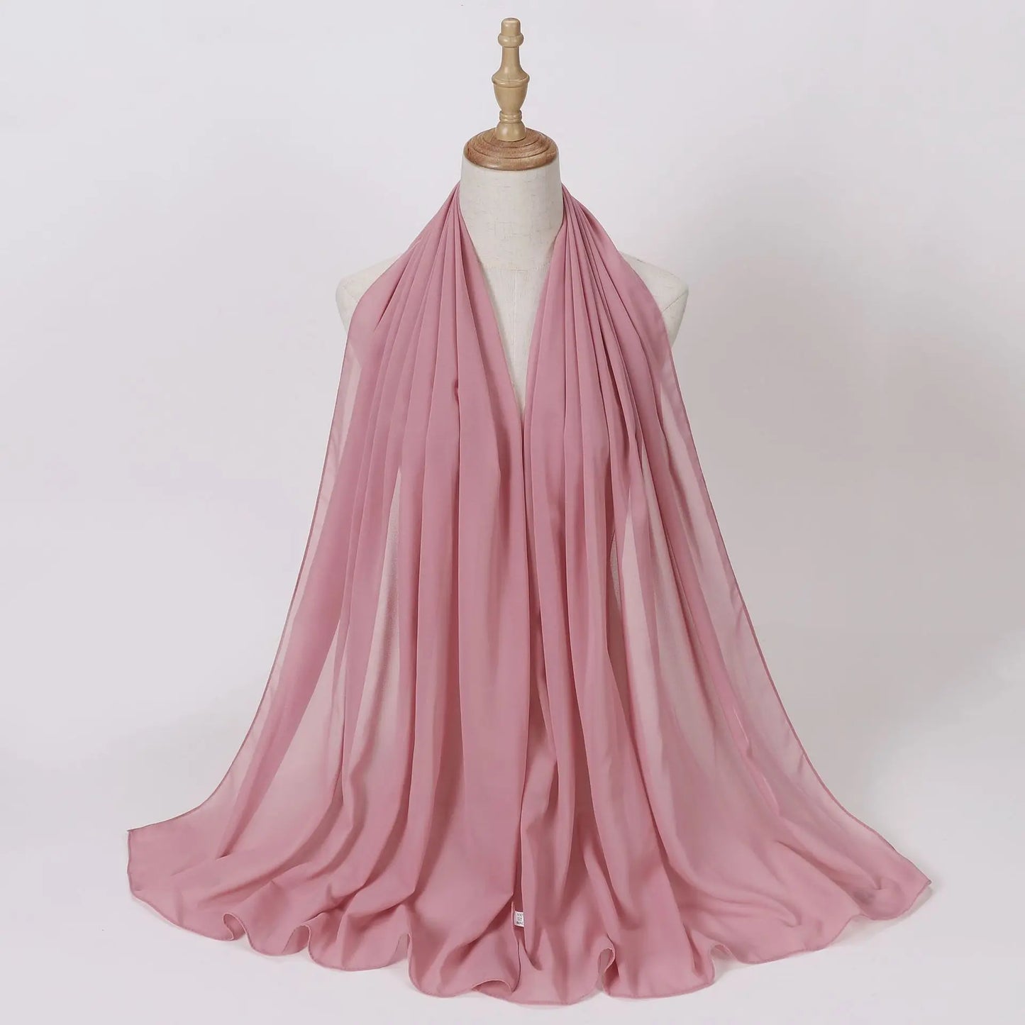 Summer New Chiffon Scarf For Women Girls Students Solid Color Thin Scarves Soft Knitting Viscose Shawl Spring Female Wrap Shawls