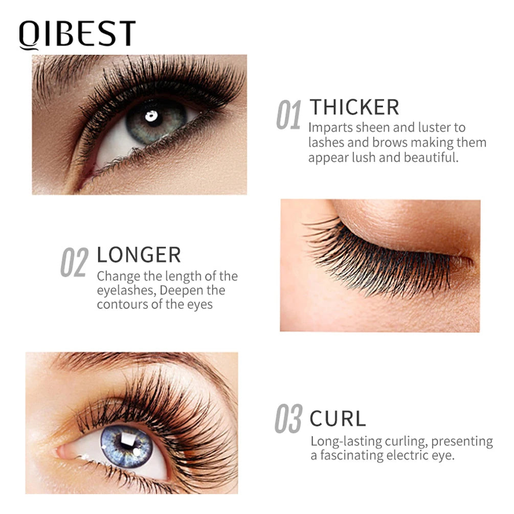 QIBEST Norishing Eyelash Growth Serum Eyelashes Rapid Growth Serum Lengthening Curl Lengthen Thicken Treatment Eye Lash Serum