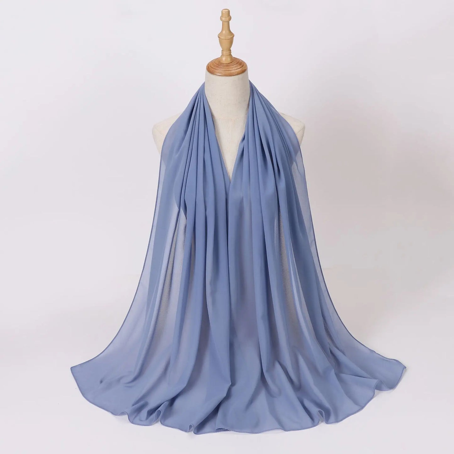 Summer New Chiffon Scarf For Women Girls Students Solid Color Thin Scarves Soft Knitting Viscose Shawl Spring Female Wrap Shawls