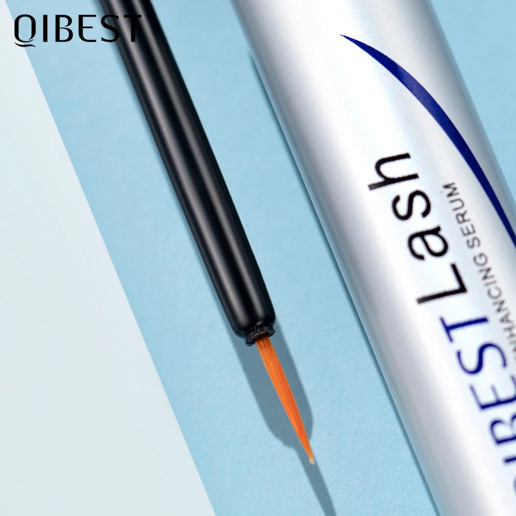 QIBEST 5g Fast Lash Eyelash Enhancing Serum Nourishing Liquid Eyelashes Enhancer Treatments Thicker Makeup Glossy Eye Lash Serum