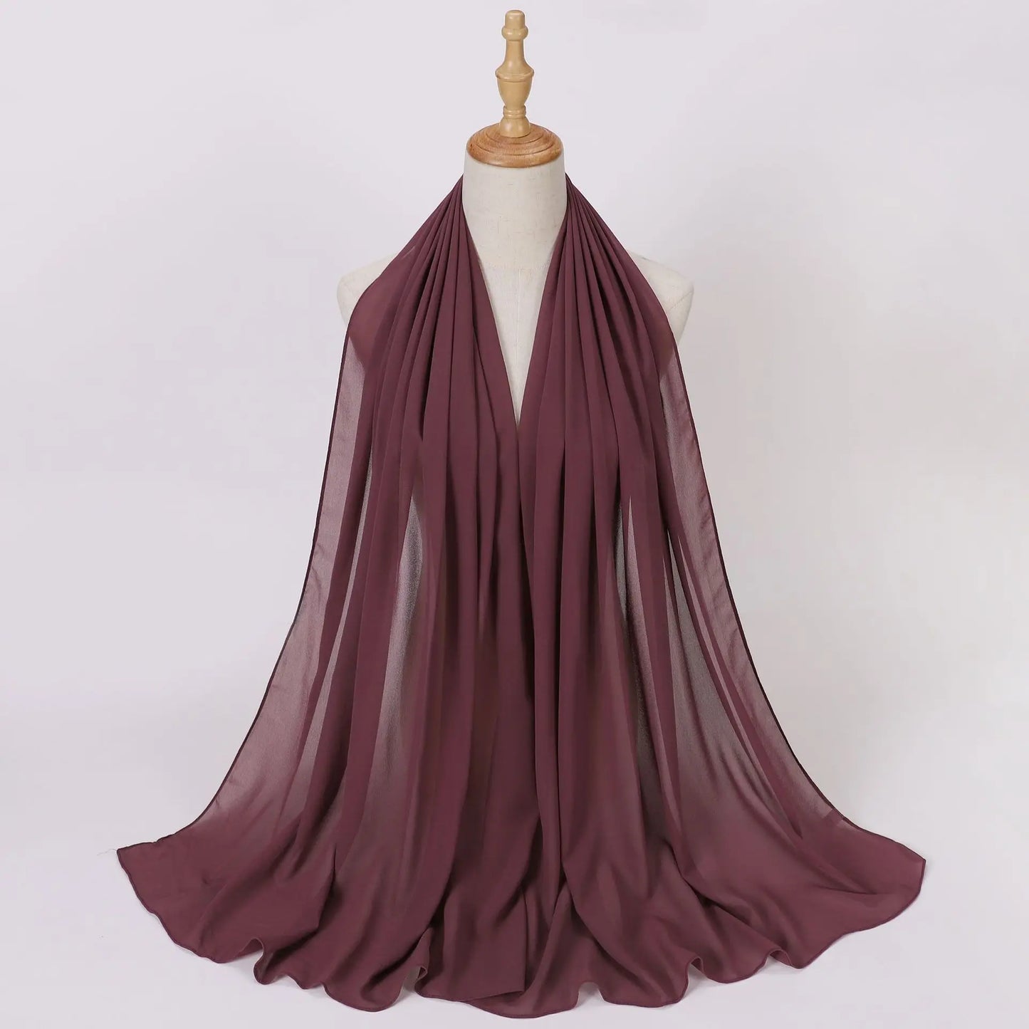Summer New Chiffon Scarf For Women Girls Students Solid Color Thin Scarves Soft Knitting Viscose Shawl Spring Female Wrap Shawls