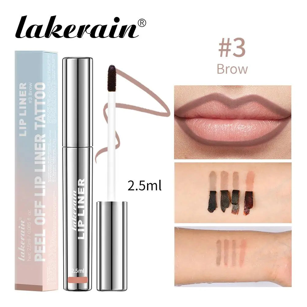 Lip Liner Peel Off Tattoo Lipgloss Waterproof Long Lasting Matte Lip Tint  Color Changing Tear Off Lipstick Stain Cosmetic