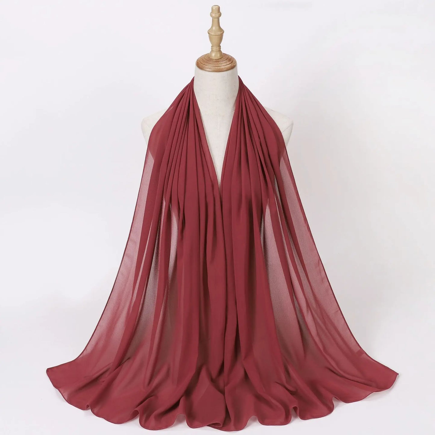 Summer New Chiffon Scarf For Women Girls Students Solid Color Thin Scarves Soft Knitting Viscose Shawl Spring Female Wrap Shawls