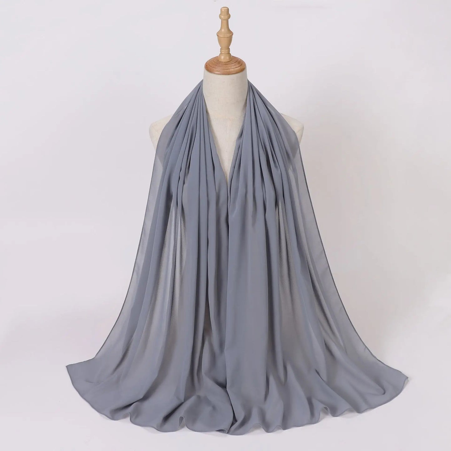 Summer New Chiffon Scarf For Women Girls Students Solid Color Thin Scarves Soft Knitting Viscose Shawl Spring Female Wrap Shawls