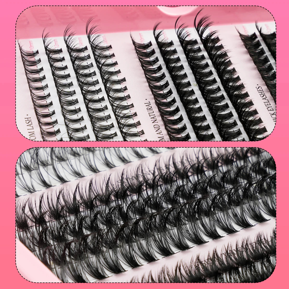 New Lash Clusters Set DIY Lashes Extension Kit Lash Clusters With Lash Bond And Seal And Eyelash Tweezers Lash Cluster Kit