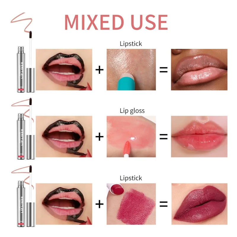 Lip Liner Peel Off Tattoo Lipgloss Waterproof Long Lasting Matte Lip Tint  Color Changing Tear Off Lipstick Stain Cosmetic