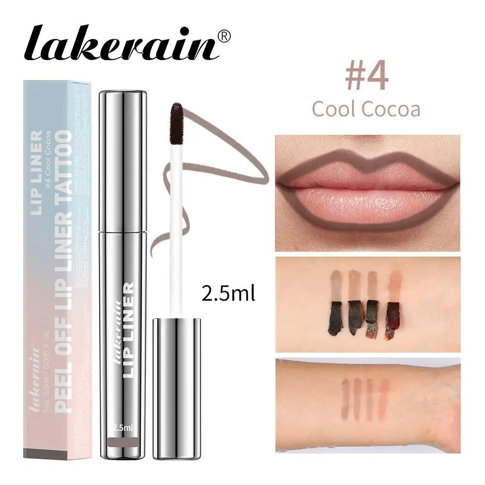 Lip Liner Peel Off Tattoo Lipgloss Waterproof Long Lasting Matte Lip Tint  Color Changing Tear Off Lipstick Stain Cosmetic